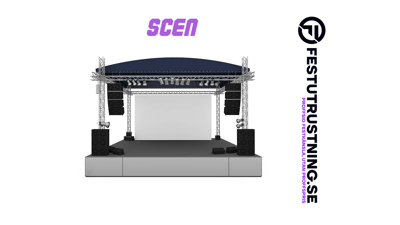 Scener, scenpodier, tross & kravallstaket – offertbaserade lösningar