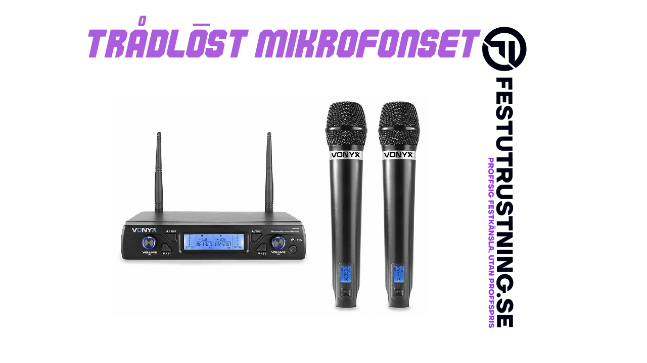 Trådlöst mikrofonset