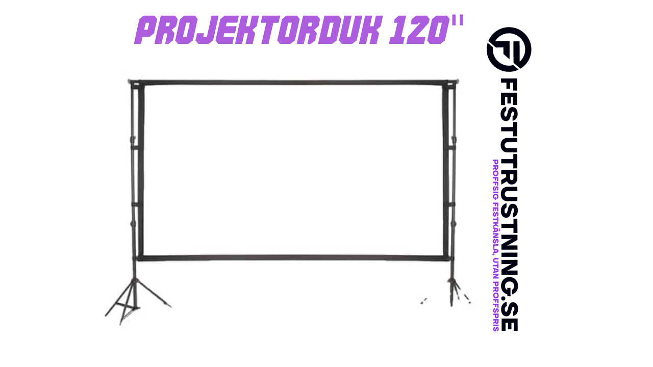 Projektor duk 120"