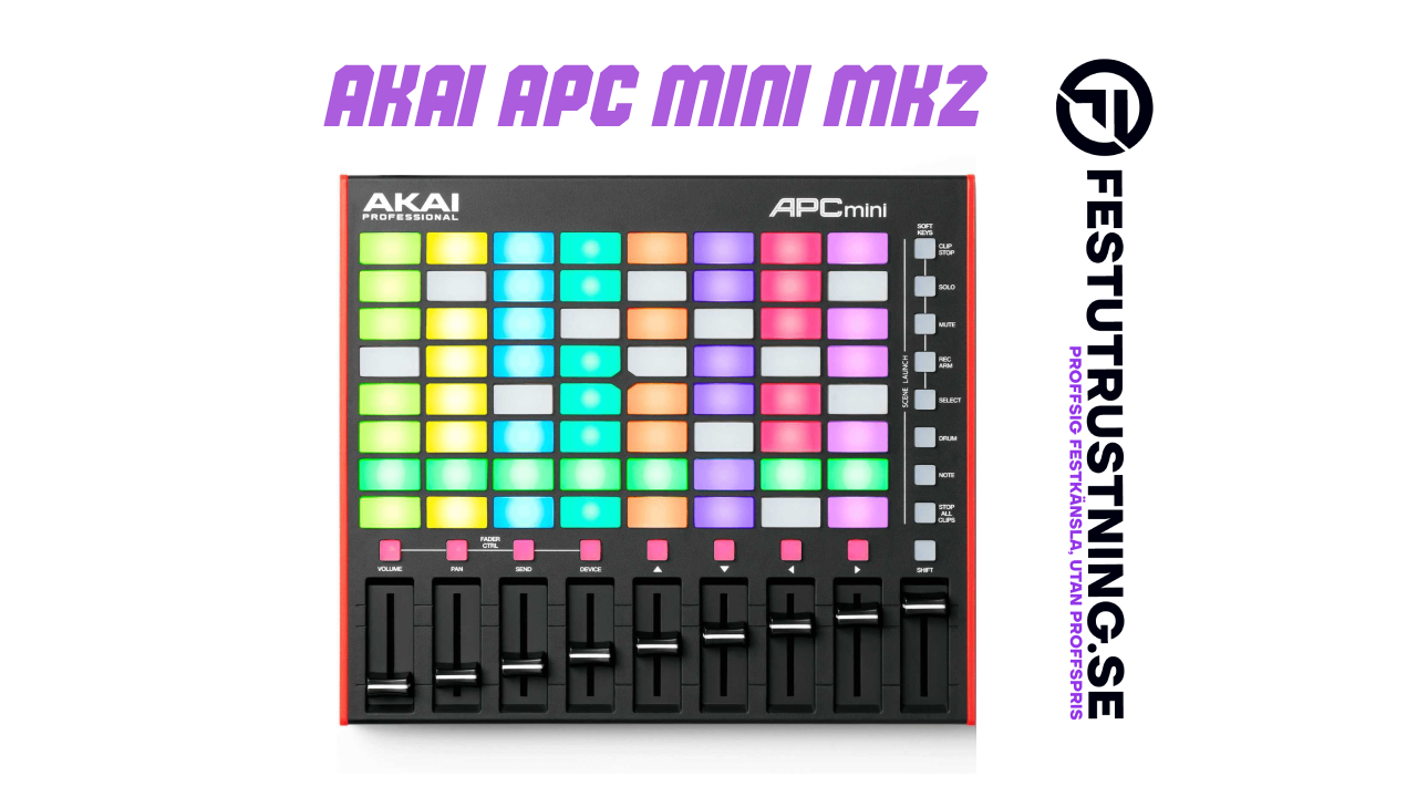 Akai Professional APC Mini MK2 – MIDI-pad för ljus & ljudstyrning