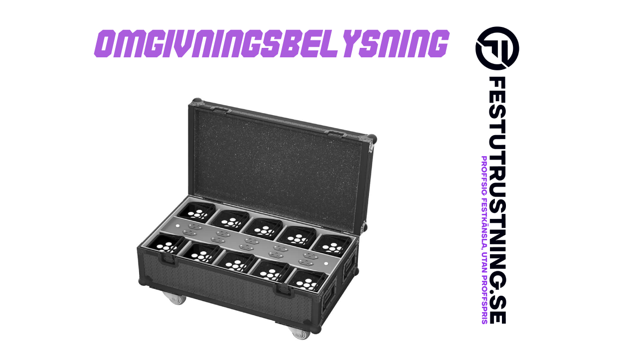 Omgivningsbelysning - 6 Pack (Uplights)