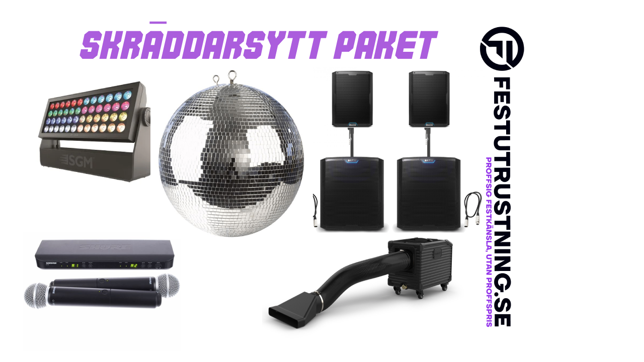 Skräddarsytt Bröllopspaket – Skapa Er Drömdag - Professionell festutrustning för uthyrning