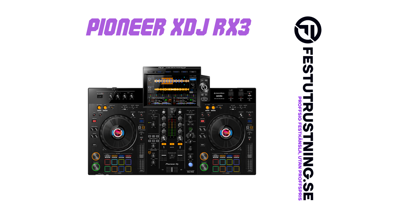 Pioneer XDJ-RX3 – All-in-one DJ-system i absolut toppklass
