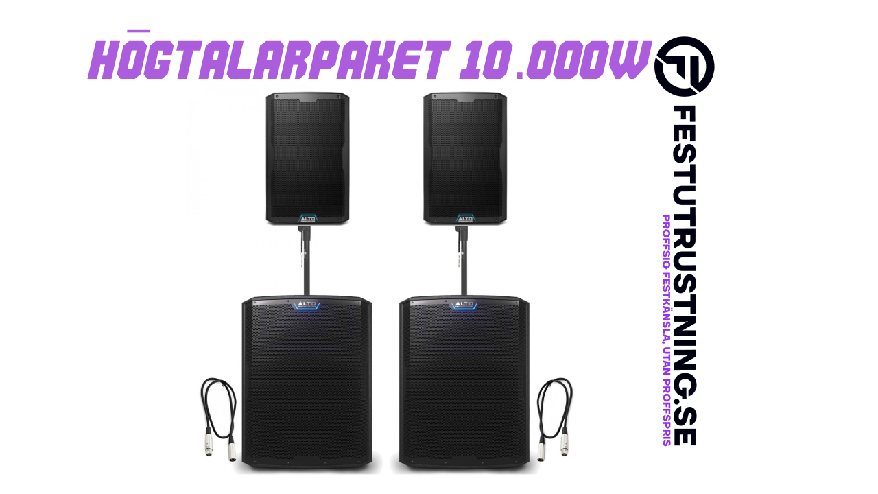 Högtalarpaket 10.000W