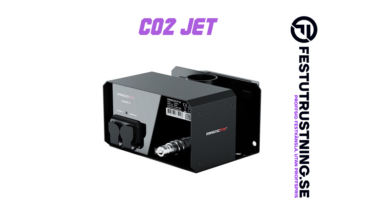 Co2 Jet - Kraftfull sceneffekt för event, klubb & bröllop