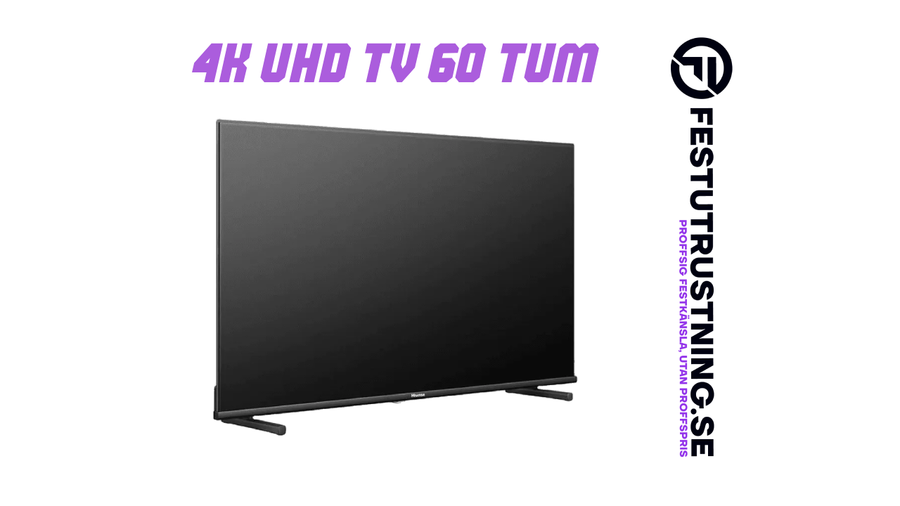 4K UHD-TV 60" – Professionell Bildvisning för Event och Konferenser