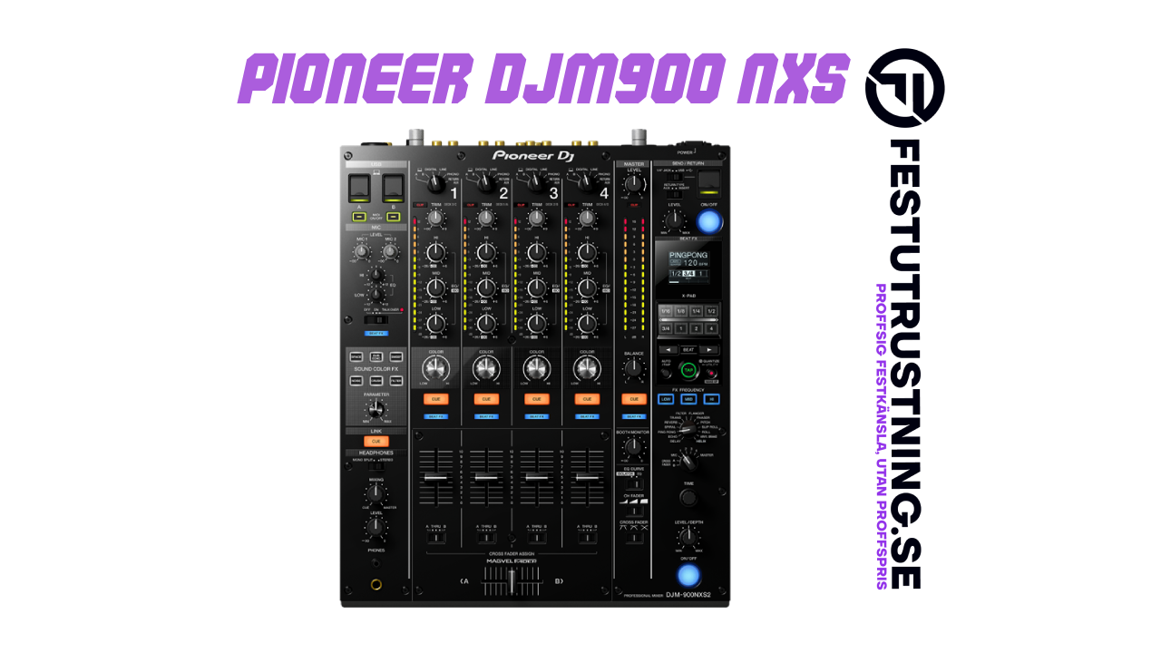 Pioneer DJM-900NXS – klubbstandard för kompromisslös mixning