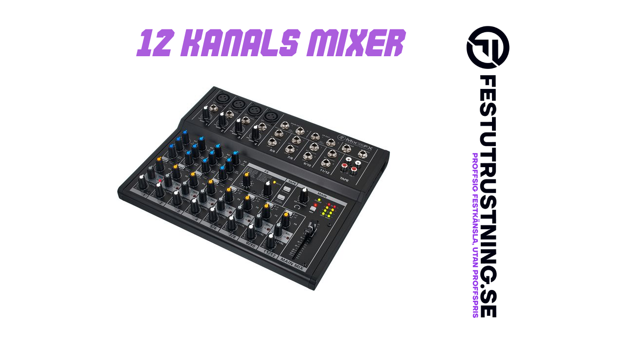 12-kanals mixer