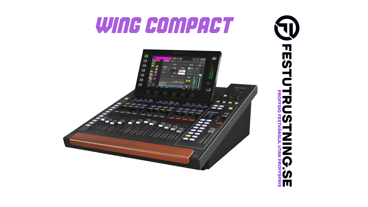 Behringer WING Compact – digital mixer för professionella produktioner