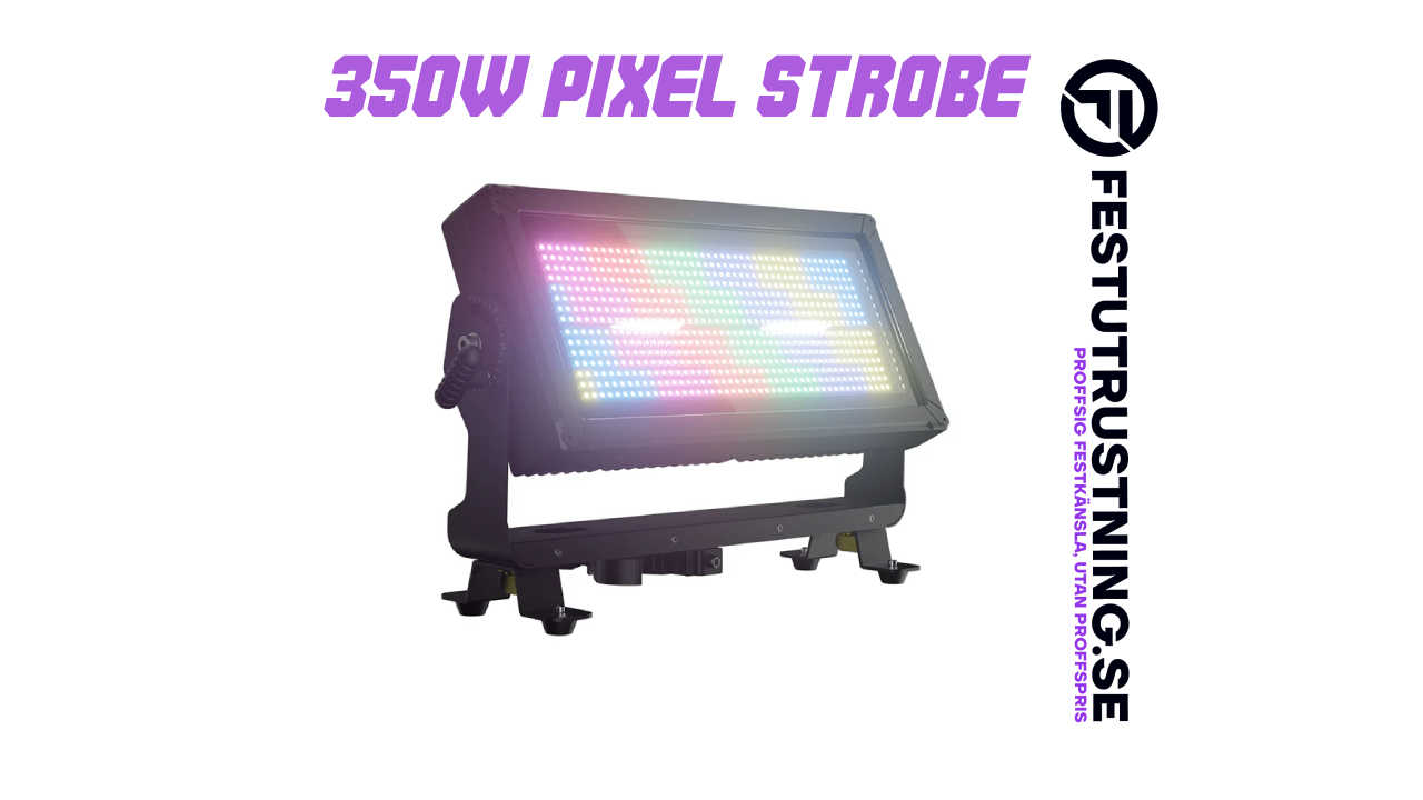 Kraftfull vattentålig 350W Pixel-Strobe