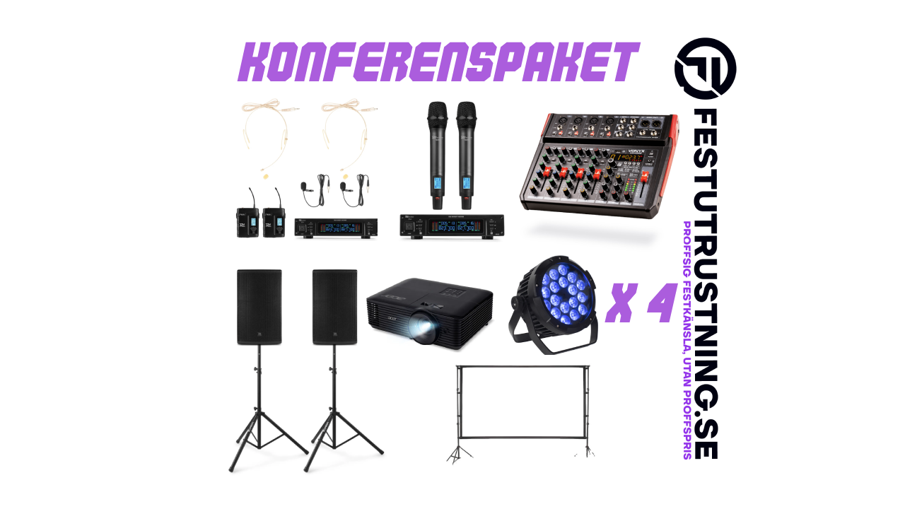 Konferenspaket - Konferens, workshop, utbildning eller företagsevent