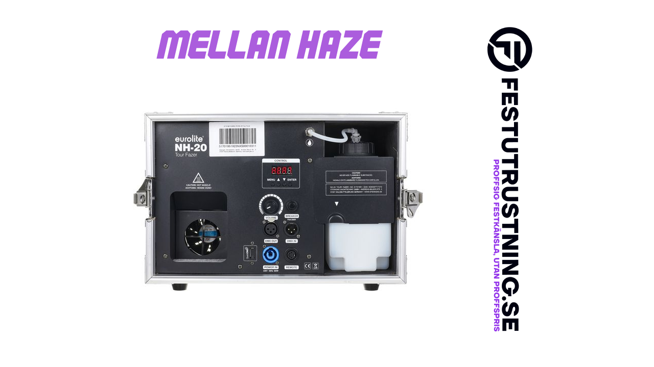 Mellan Haze - Professionell festutrustning för uthyrning