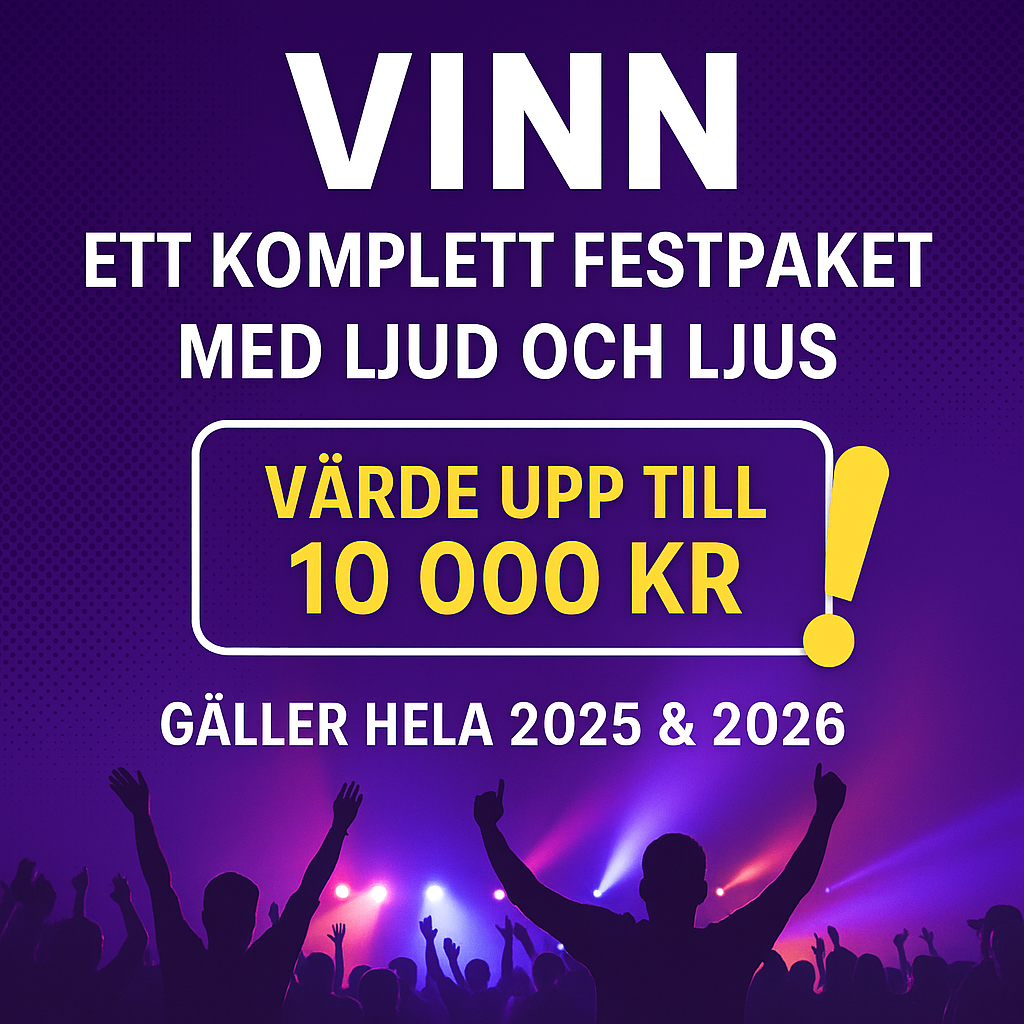 TÄVLING – VINN ETT KOMPLETT FESTPAKET!