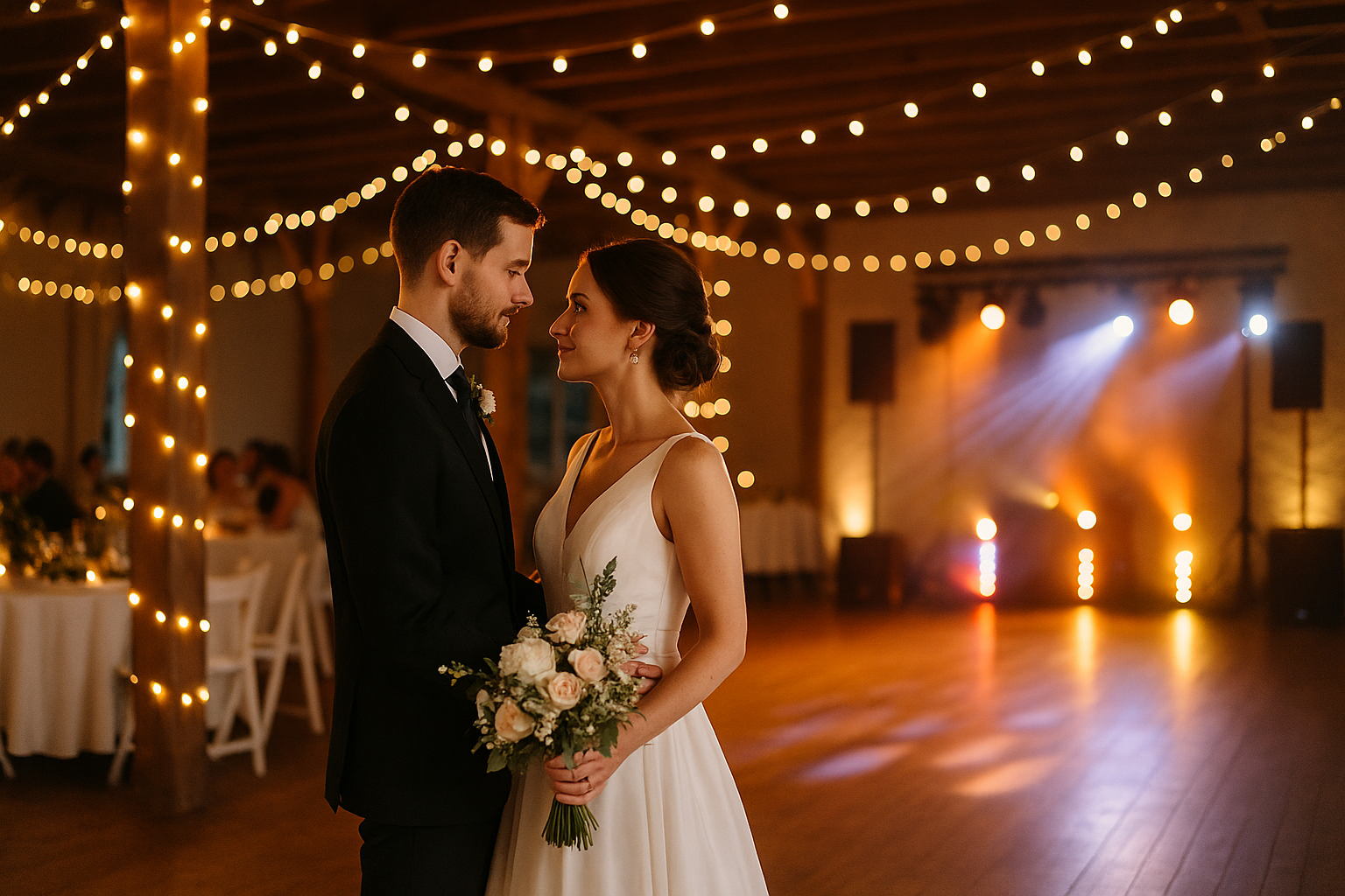 Så väljer du rätt festutrustning till ditt bröllop – en guide till ljud, ljus och stämning