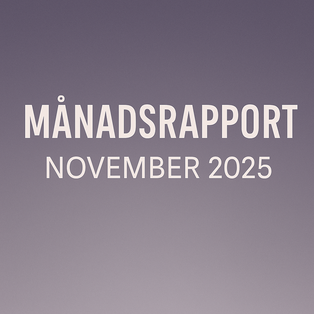 Månadsrapport – November 2025