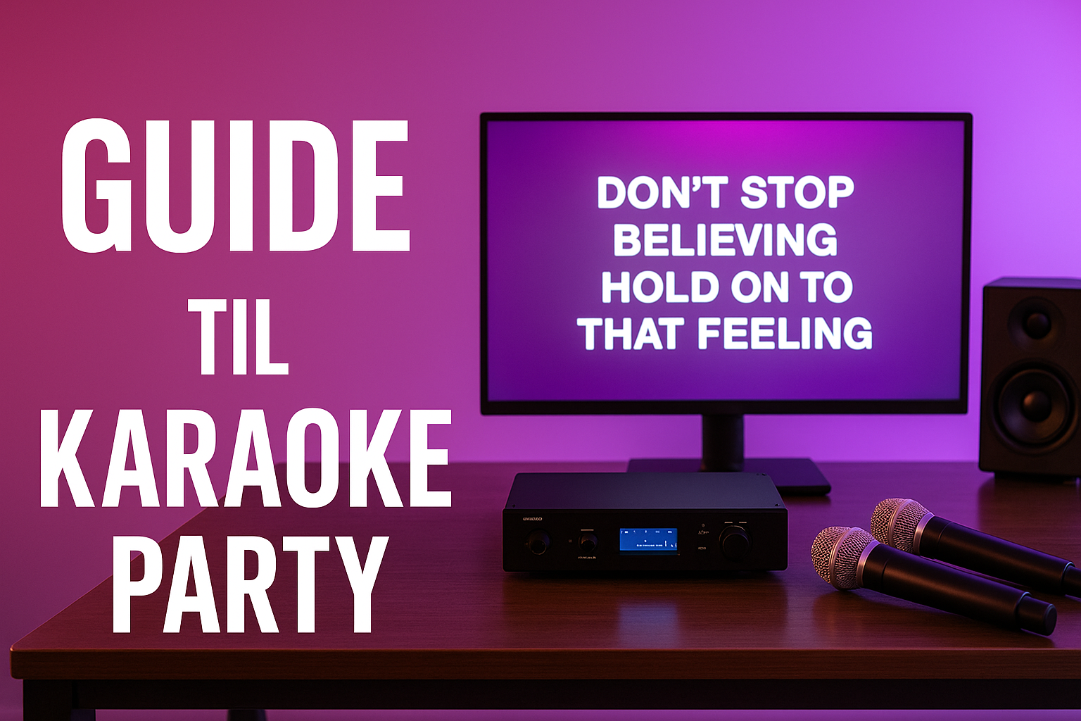 Karaoke – det underskattade partytricket som lyfter hela kvällen