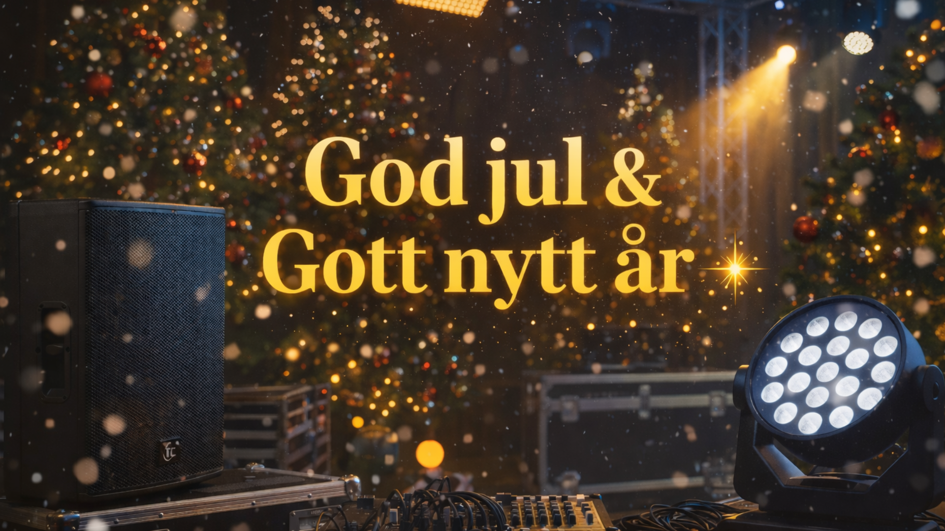 God jul och gott nytt år – tack för ett fantastiskt år tillsammans