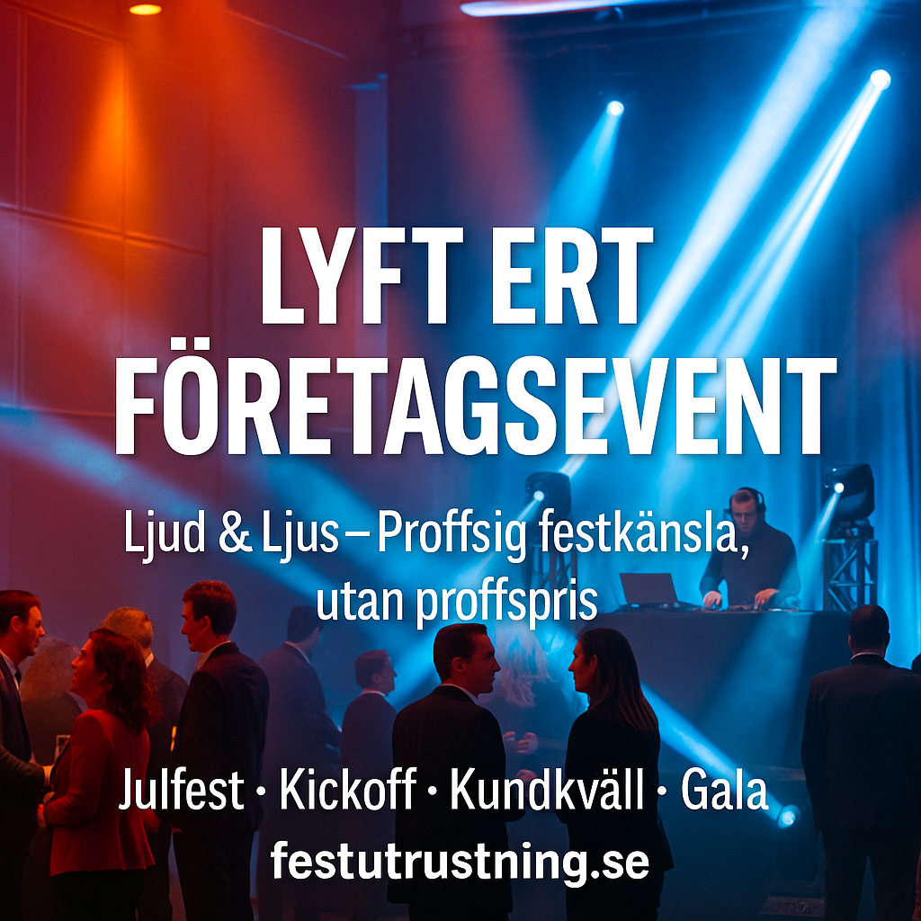 Så lyckas ni med årets företagsevent, julfest och kickoff – skapa stämning som imponerar